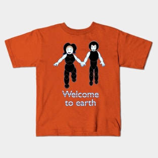 Welcome To Earth V3 Kids T-Shirt